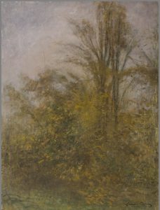 Emilio Borsa "Preludio d’autunno al Parco di Monza" 1900 circa